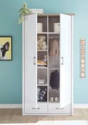 Begabino Babykleiderschrank Luca Weiß 2 Türen 2 Schubladen Bild 4