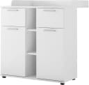 BEGABINO Babyzimmer-Komplettset Bibo Weiß mit Bett und Schrank Bild 1