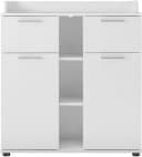 BEGABINO Babyzimmer-Komplettset Bibo Weiß mit Bett und Schrank Bild 3