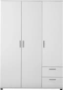BEGABINO Drehtürenschrank Bibo Weiß Holzwerkstoff Bild 2