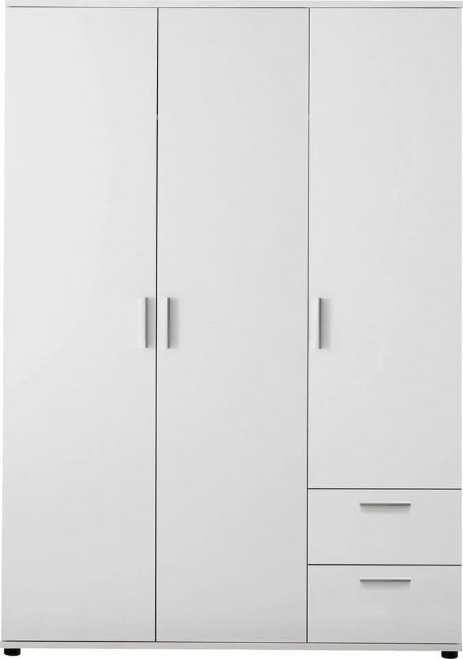 BEGABINO Drehtürenschrank Bibo Weiß Holzwerkstoff - Bild 2
