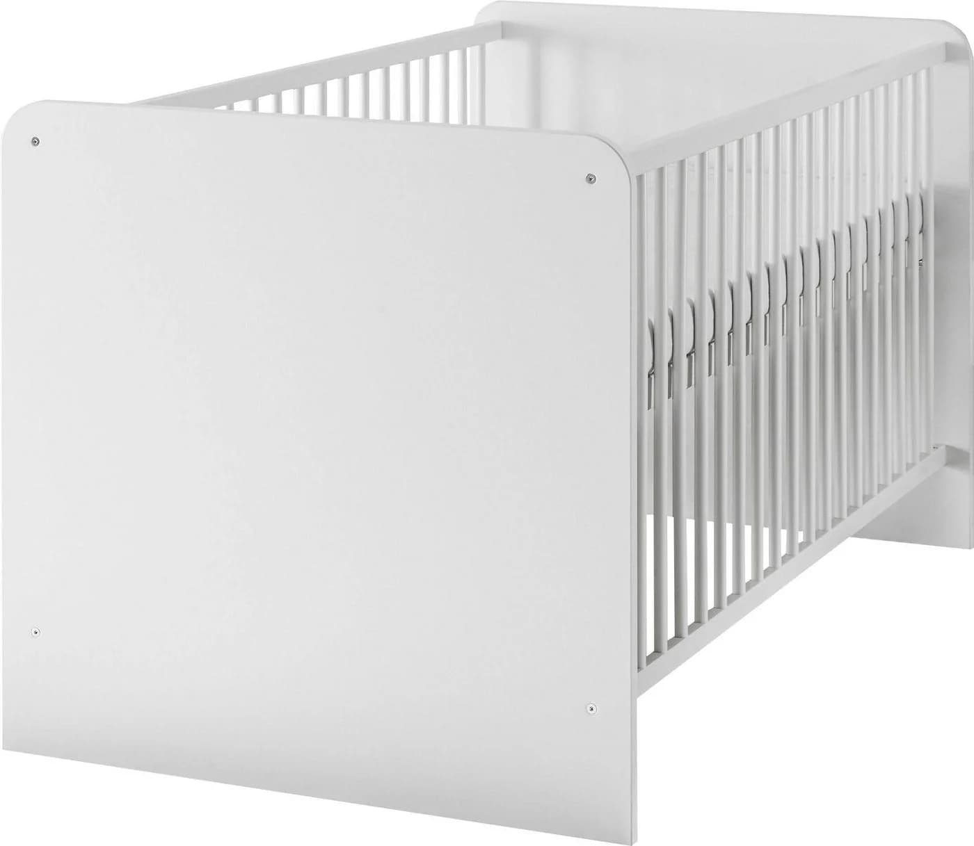 Babybett BEGABINO Bibo Weiß mit Schlupfsprossen