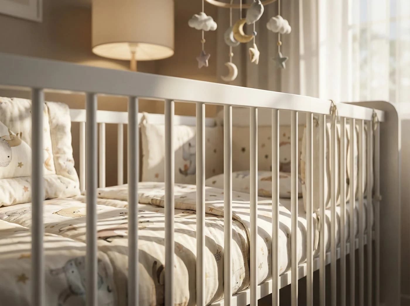 Babybett BEGABINO Bibo Weiß mit Schlupfsprossen - Bild 4