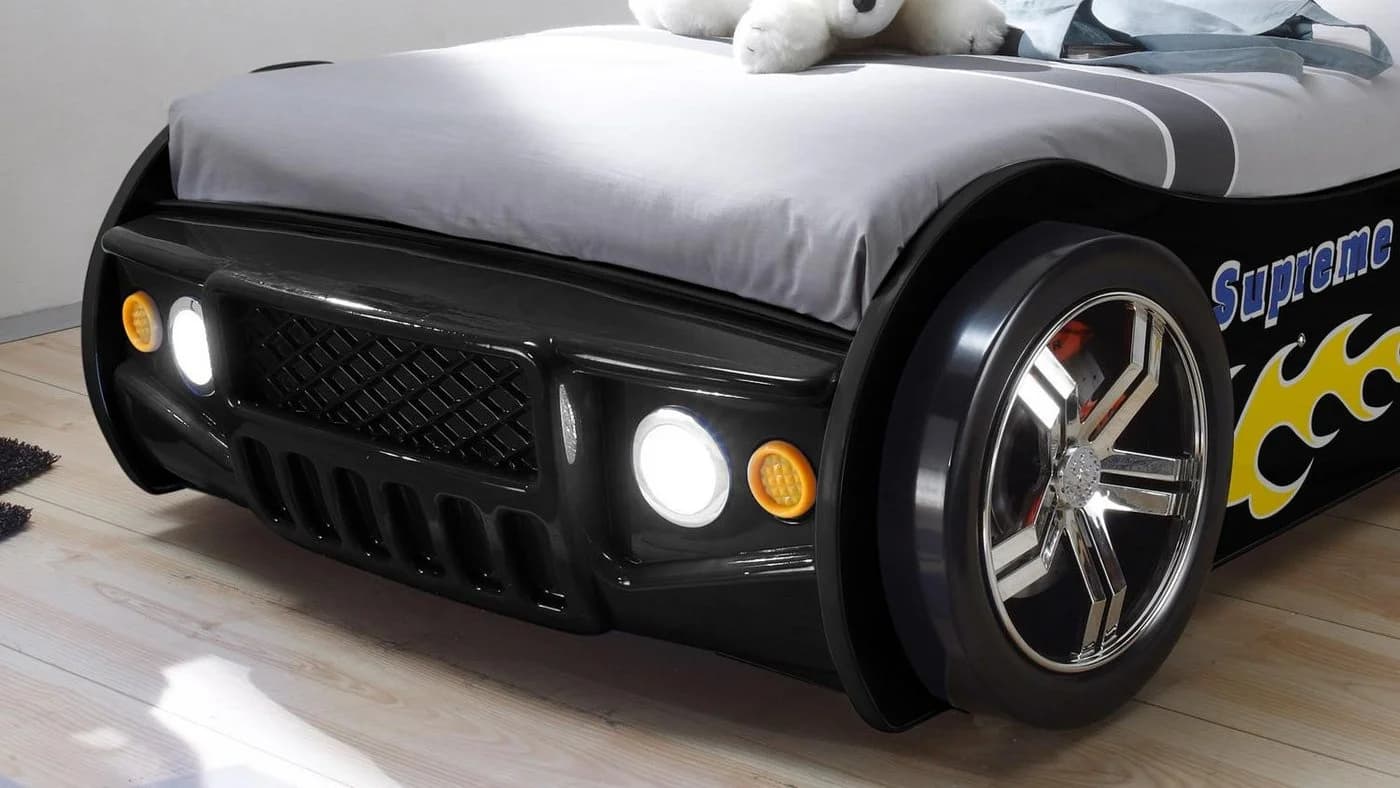 Bega Consult Autobett ENERGY Schwarz LED-Beleuchtung