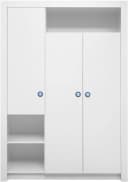 BEGABINO Paula Kleiderschrank Weiß 3-türig Kinderzimmer Bild 3