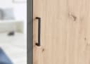 SCHLAFKONTOR Drehtürenschrank Artisan Eiche Anthrazit 3-Türer Bild 4
