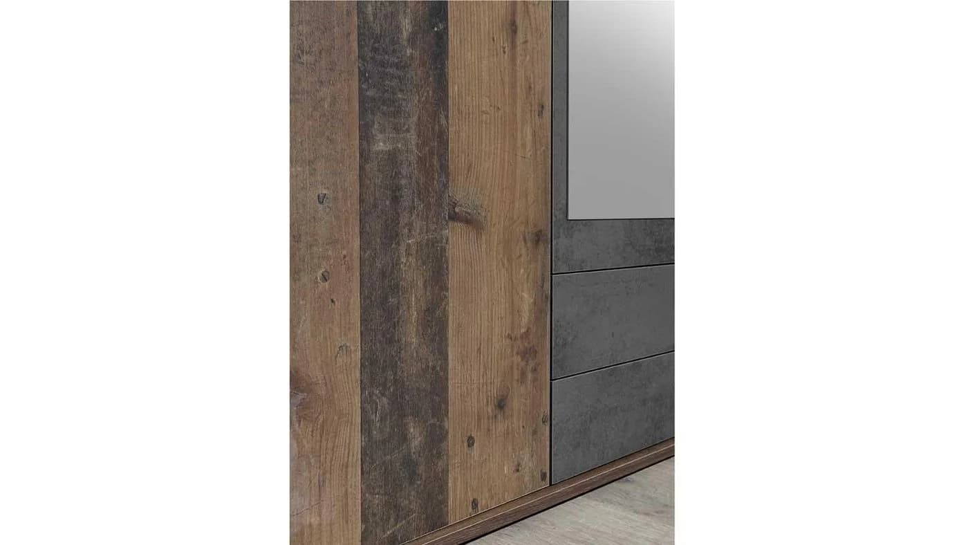 Pol-Power Drehtürenschrank Kleiderschrank CHICAGO Braun - Bild 4