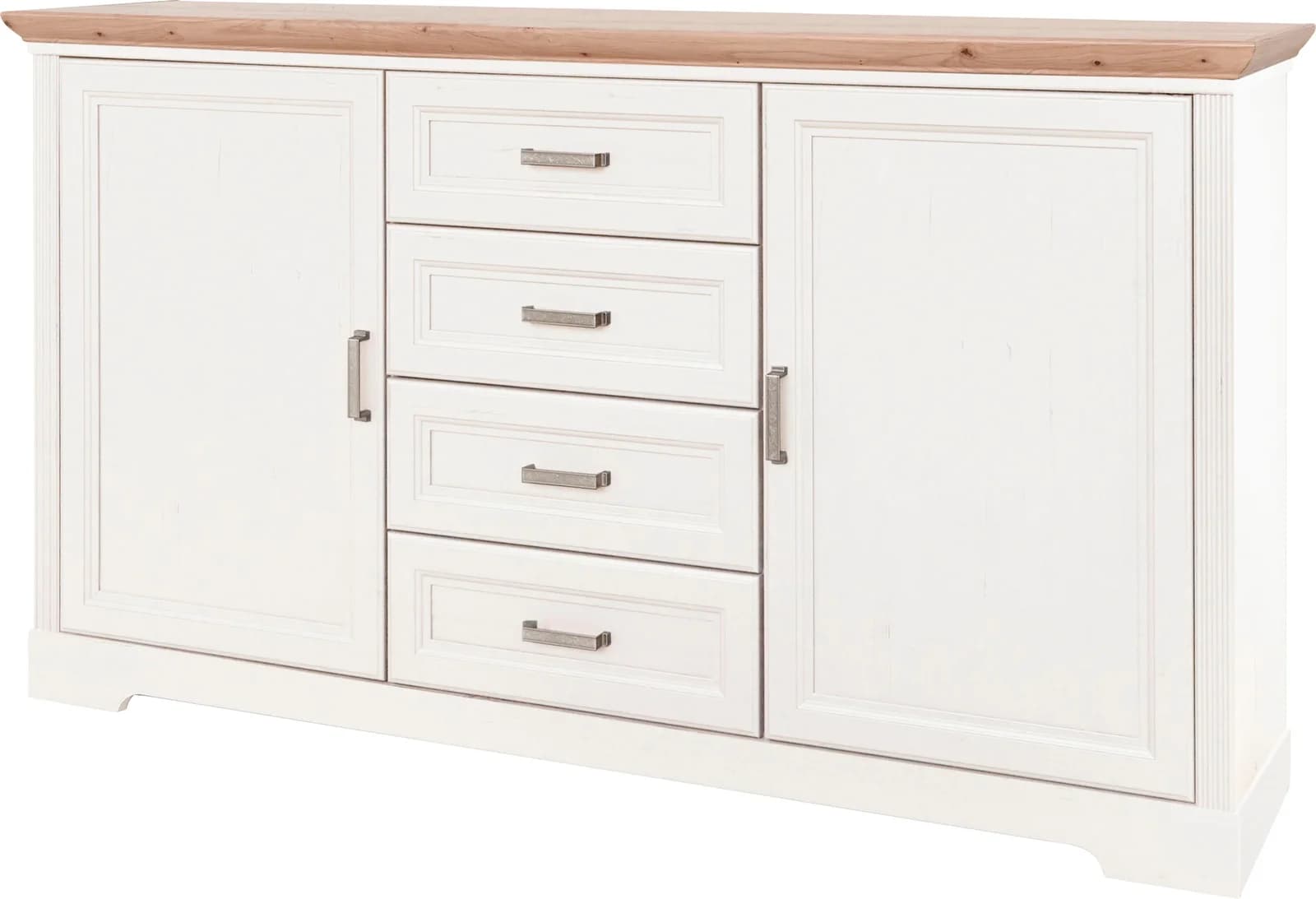 Schlafkontor Kombikommode Jasmin II Braun Landhausstil