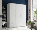 Schlafkontor Valencia Kleiderschrank Weiß 3-Türig Bild 1
