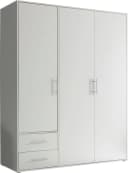 Schlafkontor Valencia Kleiderschrank Weiß 3-Türig Bild 2