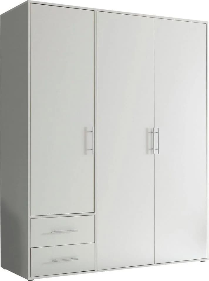 Schlafkontor Valencia Kleiderschrank Weiß 3-Türig - Bild 2