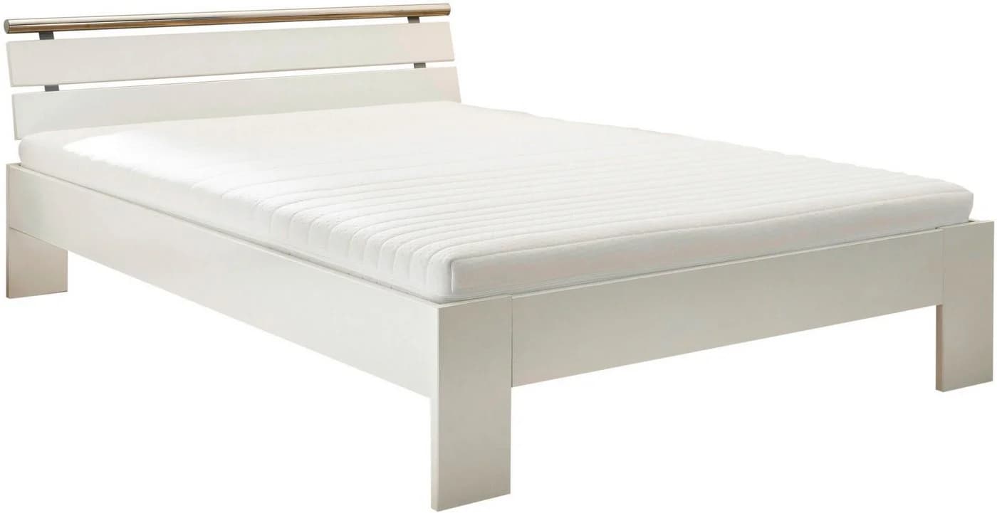 Schlafkontor Futonbett Nizza Weiß 140x200 cm - Bild 3