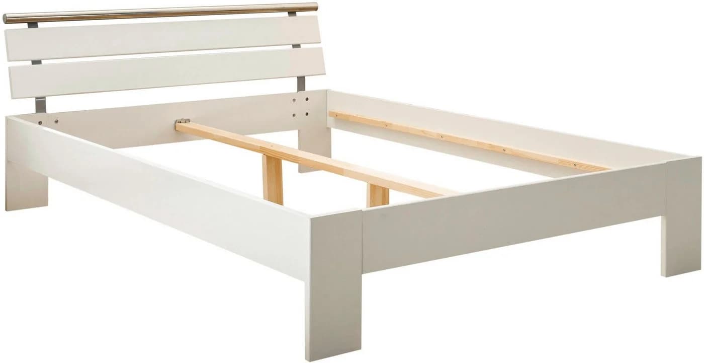Schlafkontor Futonbett Nizza Weiß 140x200 cm - Bild 4