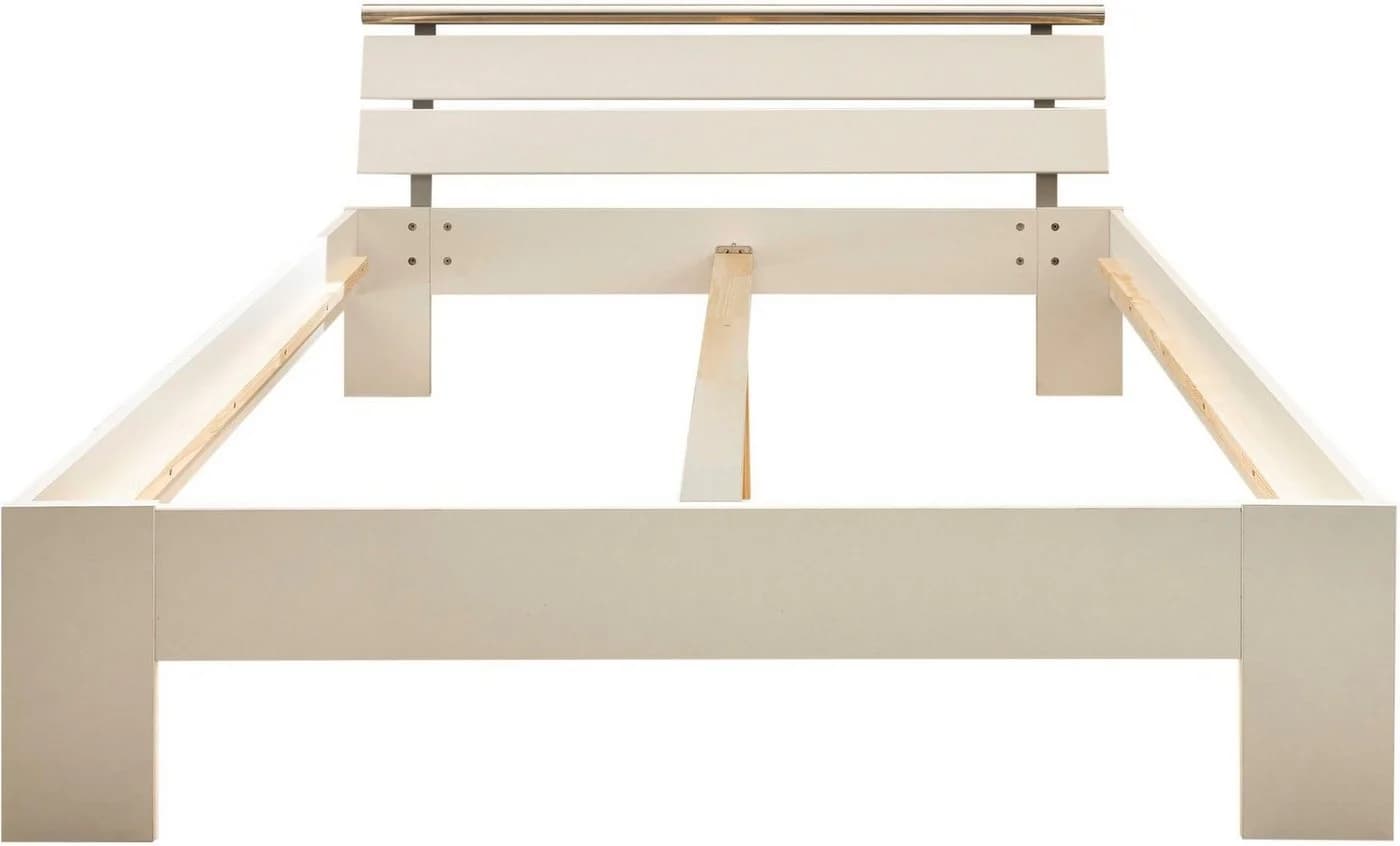 Schlafkontor Futonbett Nizza Weiß 140x200 cm - Bild 5