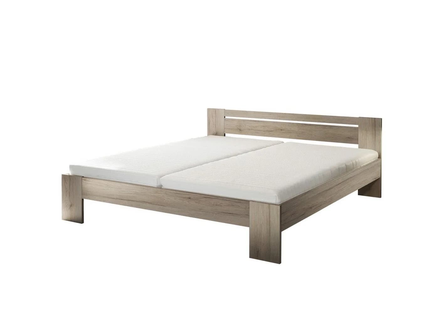 Pol-Power Bett Eiche San Remo hell 185x71x204 cm - Bild 2