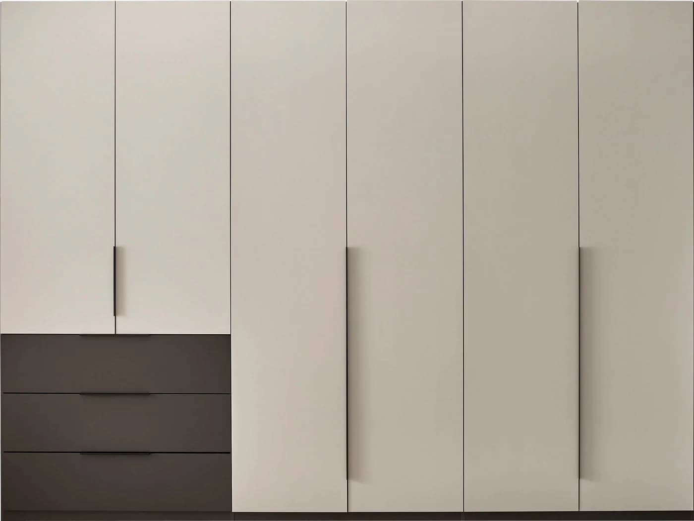 Schlafkontor Nuka 3m Kleiderschrank 300x225,5x60 cm Holzwerkstoff Drehtürenschrank - Bild 2