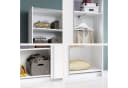 Schlafkontor Schwebetürenschrank Weiß 150cm mit 6 Böden Bild 5