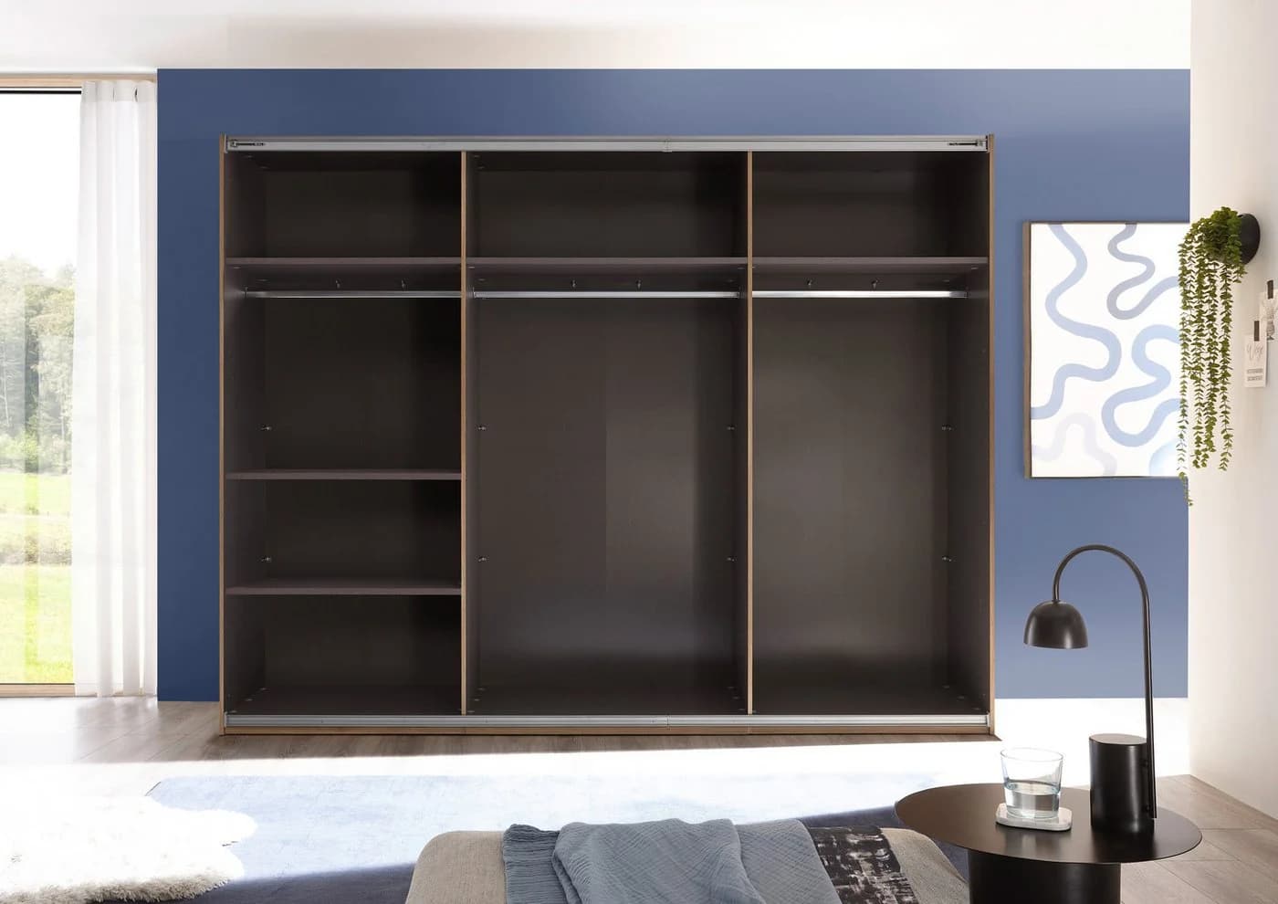 Schlafkontor Schwebetürenschrank Bravo Eiche San Remo Hell - Bild 5