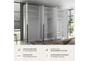 Schlafkontor Drehtürenschrank Camoleo 300cm Hochglanz Weiß Soft-Close Bild 5