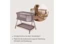 Lionelo Baby-Reisebett LUNA Beige 2in1 mit Höhenverstellung Bild 4