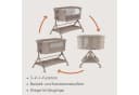 Lionelo Reisebett LEONIE PLUS 3-in-1 Beistellbett Wiege Beige Bild 4