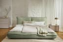 TOM TAILOR HOME Polsterbett PILLOW BED Grün Kissenoptik abnehmbarer Bezug Bild 2