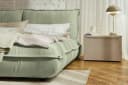 TOM TAILOR HOME Polsterbett PILLOW BED Grün Kissenoptik abnehmbarer Bezug Bild 3