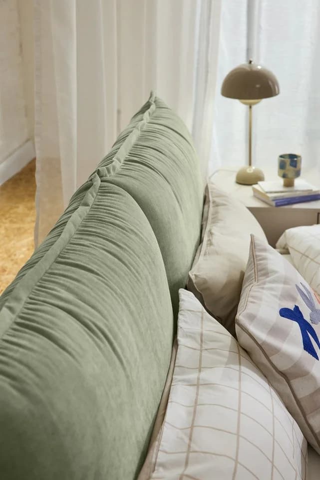 TOM TAILOR HOME Polsterbett PILLOW BED Grün Kissenoptik abnehmbarer Bezug - Bild 4