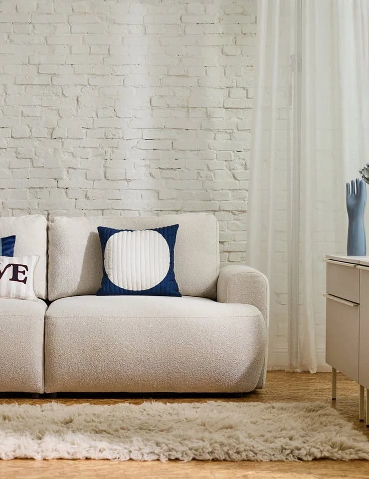 TOM TAILOR HOME Big-Sofa SO SOFT SOFA Beige Bouclé