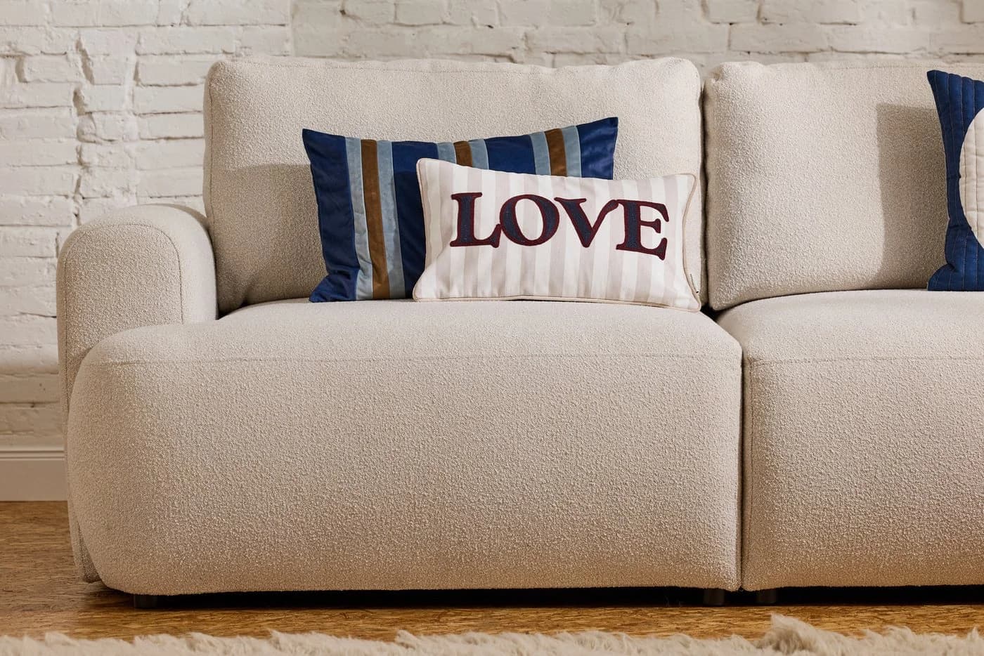 TOM TAILOR HOME Big-Sofa SO SOFT SOFA Beige Bouclé - Bild 3