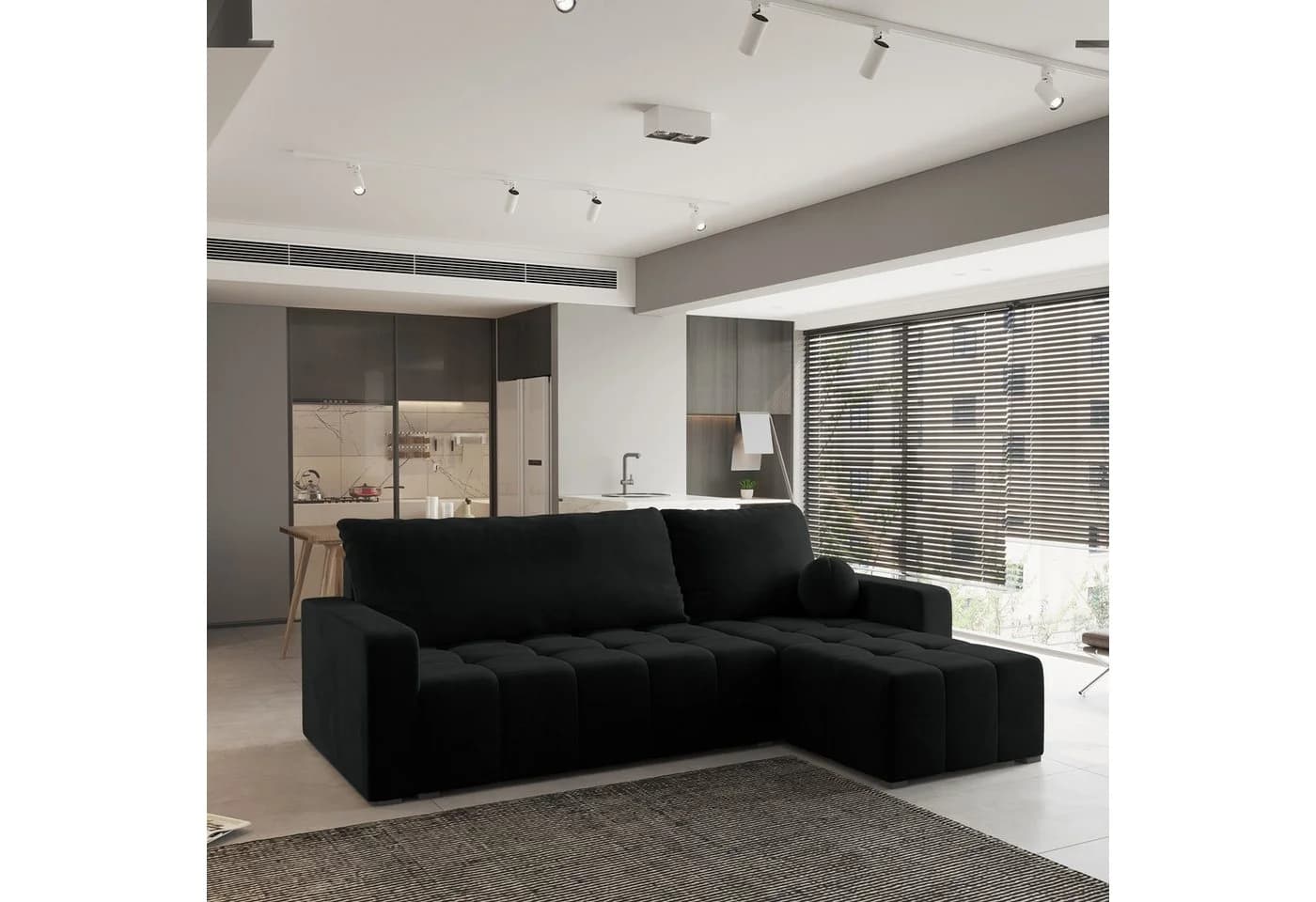 Masseno Ecksofa VOLIRA L-Form mit Schlaffunktion und Bettkasten - Bild 2