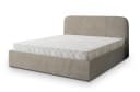 Masseno Boxbett RENIVE Beige mit Bettkasten und gepolstertem Kopfteil Bild 2