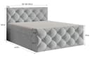 Masseno Boxbett ROVARI mit Bonell-Matratze und Topper Bild 3