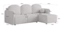 Masseno Ecksofa SUVINO L-Form Braun mit Schlaffunktion & Bettkasten Bild 5