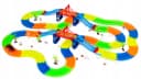 kinderplay Autorennbahn Leuchtender Rennbahn Track – Flexibel biegsam – Spielspaß für Kinder Bild 1