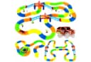 kinderplay Autorennbahn Leuchtender Rennbahn Track – Flexibel biegsam – Spielspaß für Kinder Bild 2