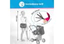 kinderplay Puppenwagen 3-in-1 höhenverstellbar & klappbar Bild 1