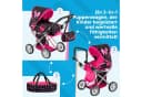 kinderplay Puppenwagen 3-in-1 höhenverstellbar & klappbar Bild 3