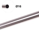 MDEKOR Gardinenstange Edelstahl 120 cm Silber Bild 5