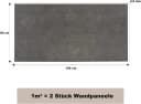 MDEKOR 3D Wandpaneel Betonoptik Gray Dark XPS Bild 1