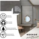 MDEKOR 3D Wandpaneel Betonoptik Gray Dark XPS Bild 3