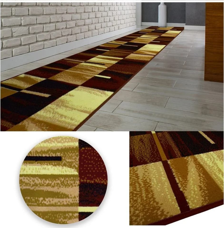 MDEKOR Läufer Teppich Braun Bond 70x70cm - Bild 2