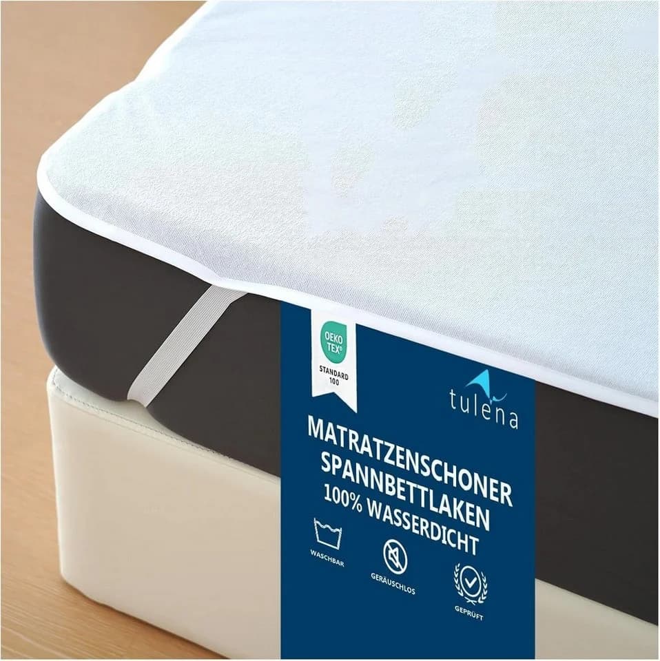 TULENA Matratzenschoner Wasserdicht 60x120 Frottee - Bild 2