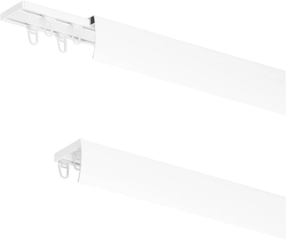 MDEKOR Gardinenstange 2-in-1 Deckenschiene Aluminium 150 cm - Bild 2