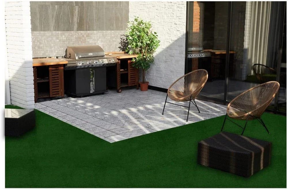 MDEKOR Kunstrasen Rasenteppich Grün Moos 630