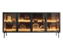 Compleo Kommode MARBELA Modern mit LED-Beleuchtung und Glasfront Bild 2