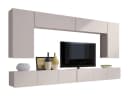Compleo Wohnwand CALABRO 6er-Set Modern Beige Bild 1