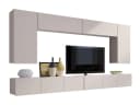 Compleo Wohnwand CALABRO 6er-Set Modern Beige Bild 2