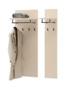 Compleo Garderoben-Set Beige mit LED-Leiste und Sitzbank Bild 4