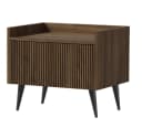 Compleo Nachttisch MODE Braun Schwarz mit Schublade Push-to-open Bild 2